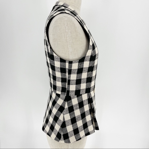 Zara | Checked Waistcoat - Picture 8 of 14